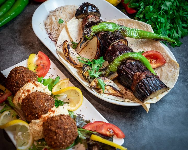 Grilled aubergine, kebab and meze at 19 Numara Bos Cirrik 2
