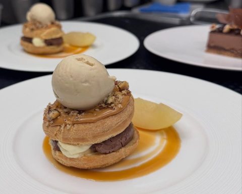 Dessert at La Trompette in Chiswick