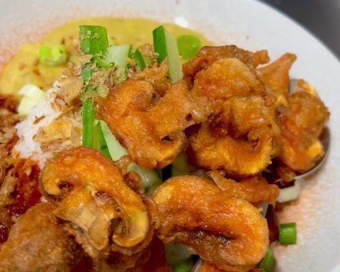 Malaysian dish at Normah's in Bayswater