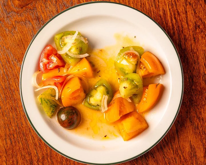A colourful restaurant dish from Borough and London Bridge