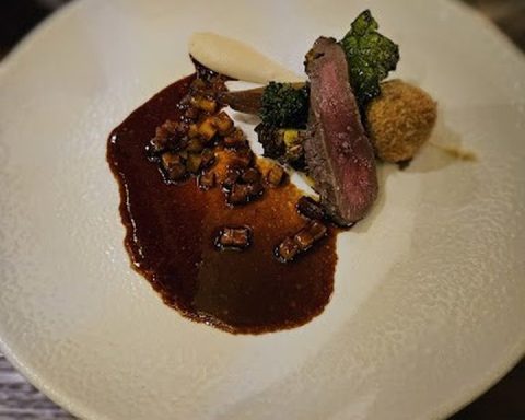 A modern Scottish dish from Dùthchas, featured for the best British and Scottish restaurants in Edinburgh