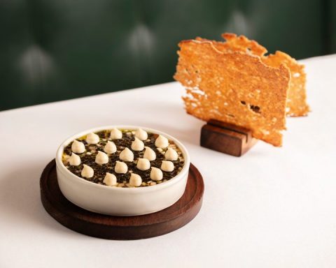 A refined dessert at Trinity Restaurant in Clapham