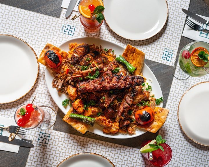 Mixed Turkish grill platter at Gökyüzü Green Lanes