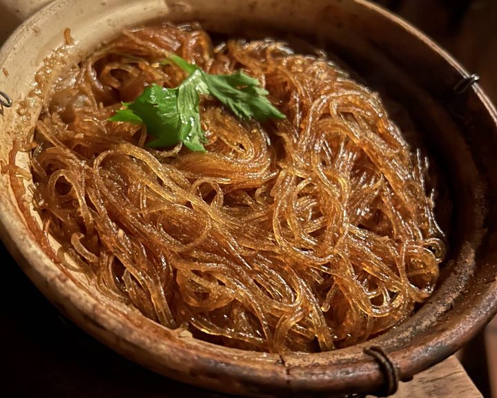 Clay-pot glass noodles at Kiln in Soho