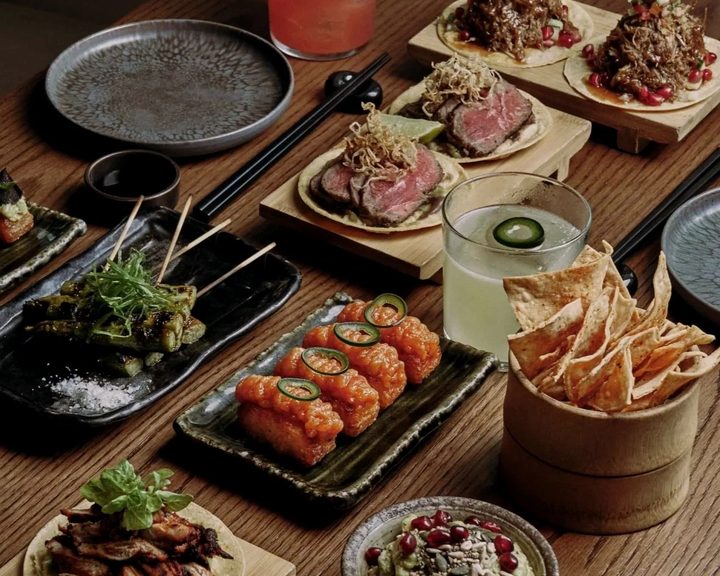 Mexican-Japanese tacos at Los Mochis London City