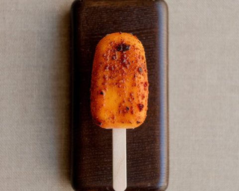 Butternut squash paleta at KOL in Marylebone