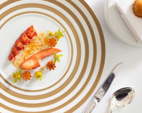 Lobster course from Les Saveurs de la Mer at The Ritz Restaurant