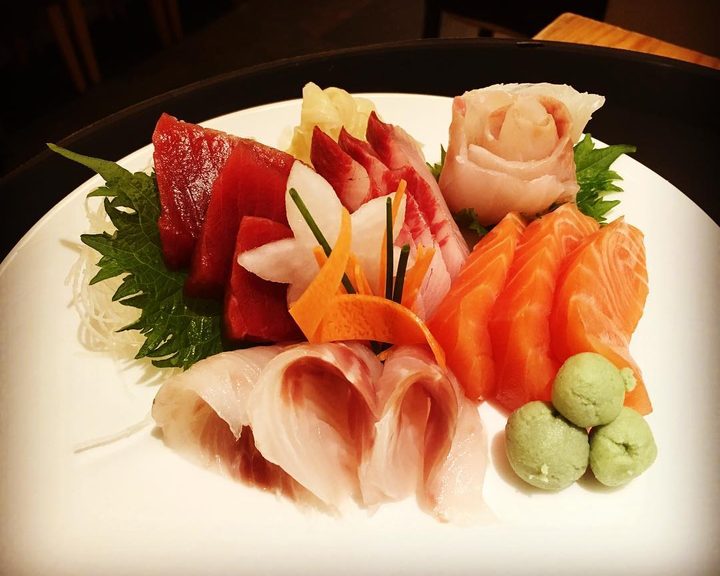 Assorted sashimi at Sushi Masa in Willesden Green