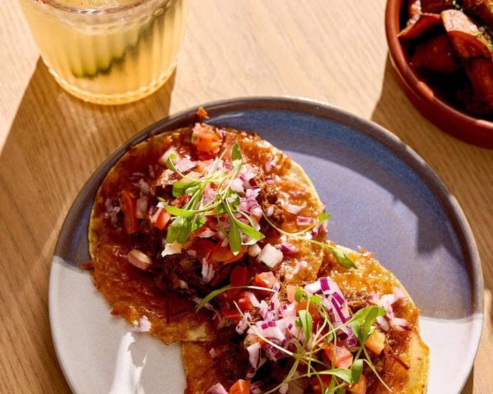 Beef gringa tacos from Wahaca's Mexican menu